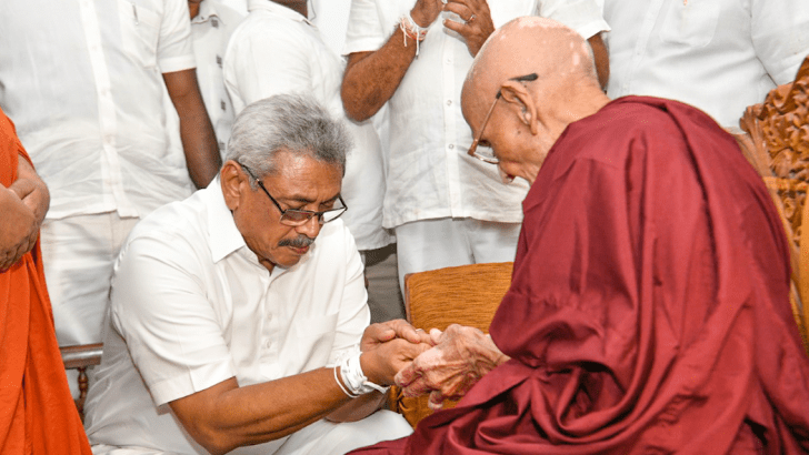 கோட்டாபய அரசை கடுமையாக விமர்சித்த தேரர்.